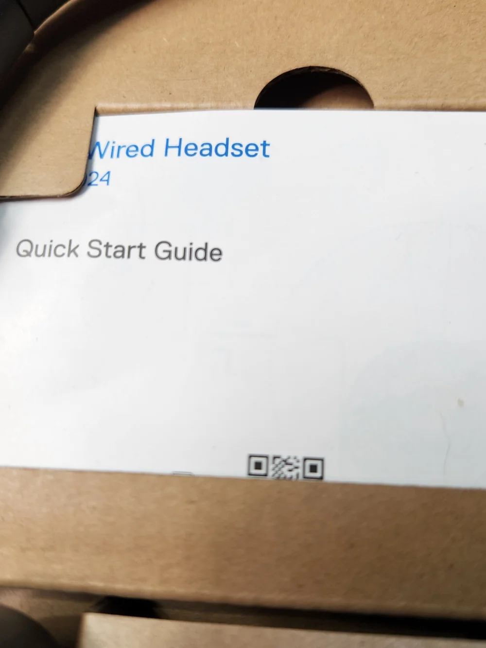 Dell Pro Wired Headset WH3024 USB-C AI Noise Cancelling Mic DWW DP/N Open Box